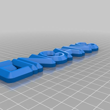 Entrada personalizado organização 3d print model - Mito3D