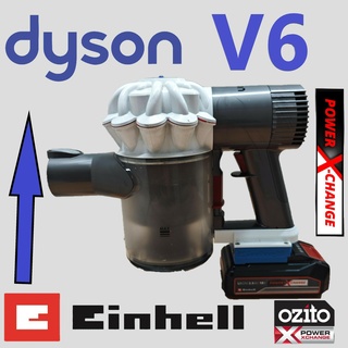 einhell dyson v6 battery power x change ozito xchange 18v adapter cordless vacuum cleaner 3d print model - Mito3D