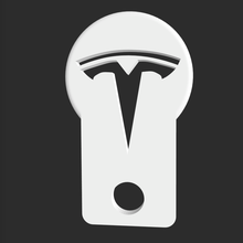 einkaufswagenchip einfaufswagen ffner Tesla Logo Gadget Einkaufen Wagen einkaufswage Euro Werkzeug Schlüssel schl ssel 3d print model - Mito3D