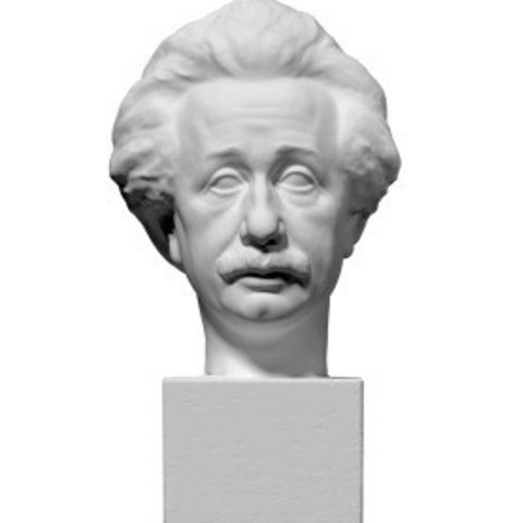 einstein arte 3D print model - Mito3D