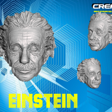 Einstein art figure 3d print model - Mito3D