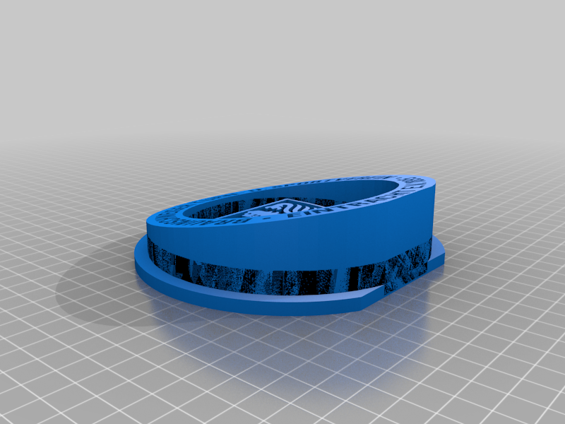 eintracht braunschweig logo art 3D print model - Mito3D