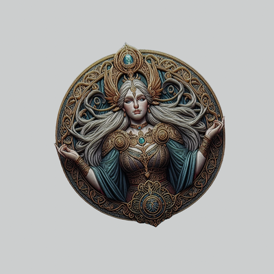 cuivre norrois mythologie dieu médaillon art thor odin pendentif 3d print model - Mito3D
