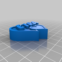 neve personalizzato organizzazione 3d print model - Mito3D