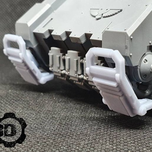 el camino grav pratos arte espaço fuzileiros navais martelo guerra 40k impulsor 3D print model - Mito3D