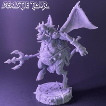 el diablo miniatura arte diabo brinquedo tampo mesa jogos pintura 3d print model - Mito3D