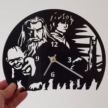 el hobbit clock home 3dlito time dwelling wall 3d print model - Mito3D