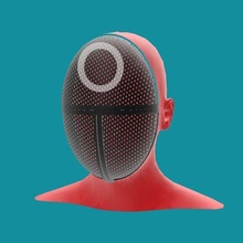 el Juego del Tintenfisch Spiel Maske 3d print model - Mito3D