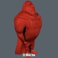 el macho easy print no support art supportless sculpture model minion figure despicable me cartoon 3d print model - Mito3D