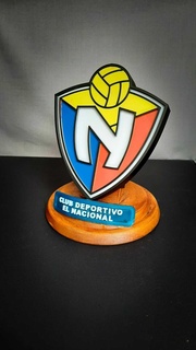 el nacional Spor Dalları kulüp kalkan ganimet Ulusal ceket silâh dünya Futbol güney Amerikan ödül logo spor dekorasyon deporttivo Nacho rozet Ekvador Amerika Fincan profesyonel lig 3d print model - Mito3D