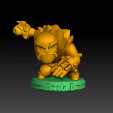 el tigre - brawl stars game tiger cousin brawler 3d print model - Mito3D