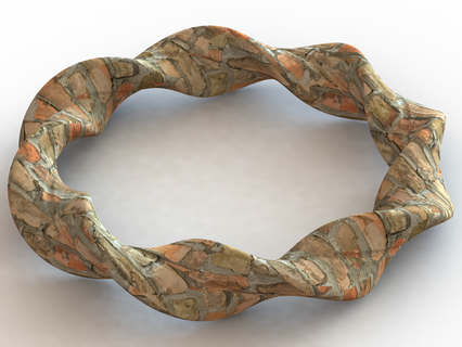 élastique art bracelet 3d print model - Mito3D