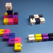 elastische Würfel-puzzle-Therapie Spiel 3d-puzzle cube puzzle elastic Rätsel puzzle-Stücke Gummi-band string 3d print model - Mito3D