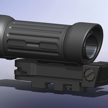 elcan m145 c79 gun sight tool scope rifle machine gunsight optic glass magnification mag 34x stadia 3d print model - Mito3D