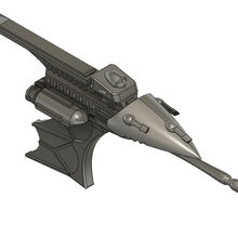 eldar destroyer 1 game battlefleet gothic bfg toy accessories 3d print model - Mito3D