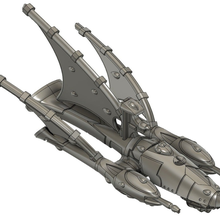 eldar grand cruiser game toy bfg battlefleet gothic 3d print model - Mito3D