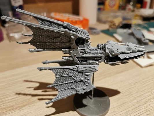 eldar vazio perseguidor bfg voidstalker piloto entediado 3d print model - Mito3D