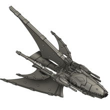eldar wyrm battleship game battlefleet gothic bfg toy 3d print model - Mito3D