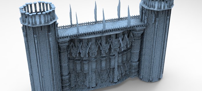elden celtic ring bridge towers city castle cathedral complex ancient picoftheday trending monument history architectural fantasy tower church building eldenring 3d print model - Mito3D