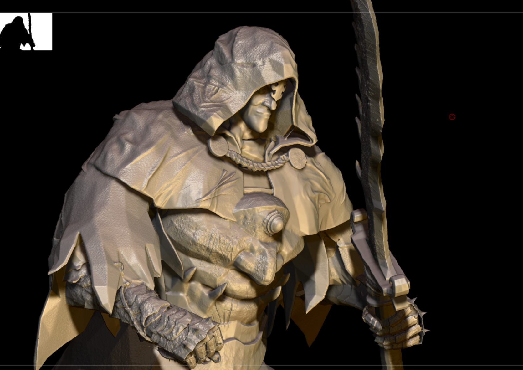 elden ring godskin trooper soulslike dark souls free high poly premium art medieval creature 3D print model - Mito3D