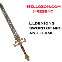 elden ring sword night flame 3d print model - Mito3D