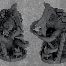 eldritch gate warlock dnd dungeons and dragons resin 3d print model - Mito3D