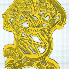 electabuzz cookie cutter 3d print model - Mito3D