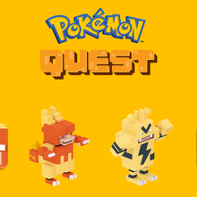 electabuzz magmar - pokemon quest 8-bits pokemonquest 3d print model - Mito3D