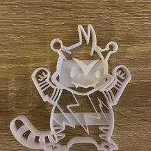 electrabuzz pokemon Galleta cortador galletas kawai 3d print model - Mito3D