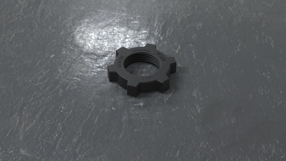 elettrico fan griglia serratura 3d print model - Mito3D