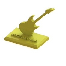 chitarra elettrica di base gadget 3d print model - Mito3D