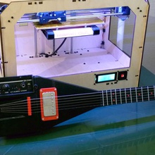 electric guitar built-in amp speaker tool 3d print model - Mito3D