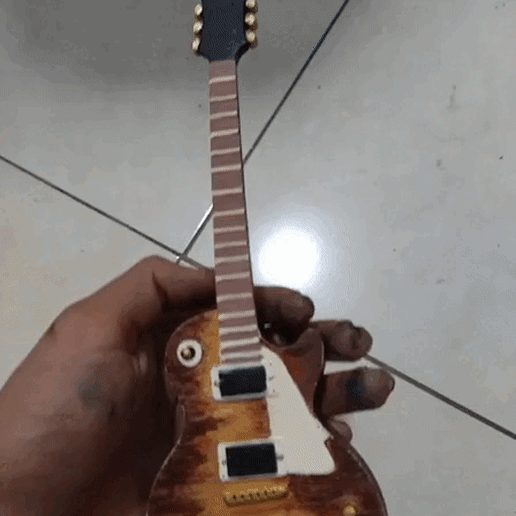 elettrico chitarra les Paolo 3D print model - Mito3D