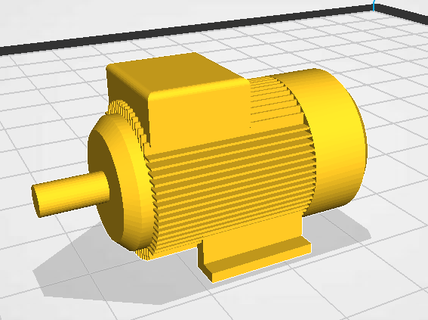 elektrik motor elektrik motor elektrik 3d print model - Mito3D