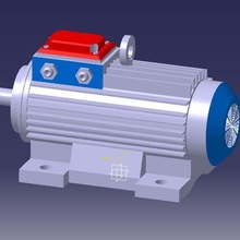eléctrico motor llavero 3d print model - Mito3D