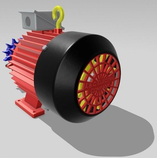 elektrik motor model elektrik motor elektrik motor model model 3d baskı 3d print model - Mito3D