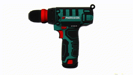 electric parkside drill keychain parkside drill screwdriver  3d print model - Mito3D
