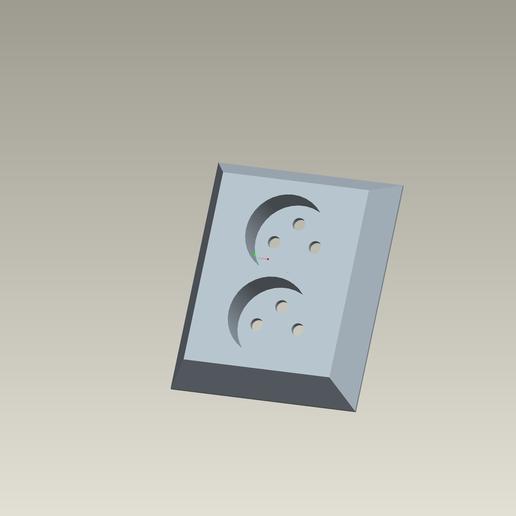 eléctrico enchufe cubierta carcasa funda 3D print model - Mito3D