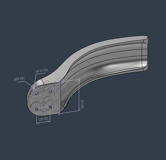 elektrisch Roller Kotflügel Fender Fahrzeug Spritzwand 3d print model - Mito3D