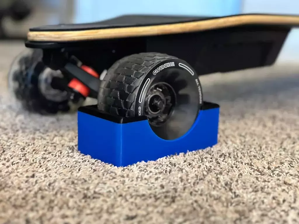 elétrico skate roda nuvem calço 105mm 3D print model - Mito3D
