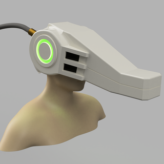 elétrico neurocaster capacete inspirado simon st lenha arte sebe aço cyberpunk distópico cosplay virtual realidade futurista vr 90s neopixel apocalipse postar apocalíptico mascarar 3d print model - Mito3D