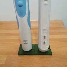 elektrisch Zahnbürste Halter Unterstützung Badezimmer Lager Zimmer Bad Dekoration Puzzle Gadget 3d print model - Mito3D