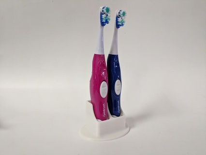 elétrico escova dente suporte banheiro 3d print model - Mito3D