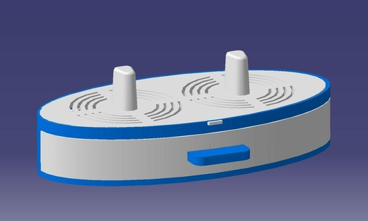 elétrico escova dente suporte oral 3d print model - Mito3D