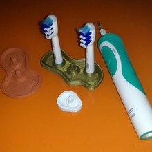 spazzolino da denti elettrico titolare casa il supporto camera bagno servizi igienici 3d print model - Mito3D