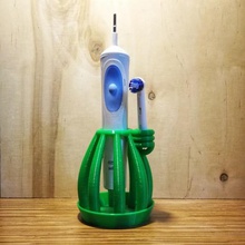 electric toothbrush stand home bathroom 3d print model - Mito3D