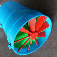 electric turbine gadget 3d print model - Mito3D