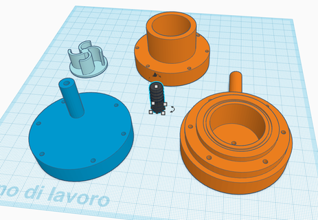 électrique l'eau pompe 3d print model - Mito3D