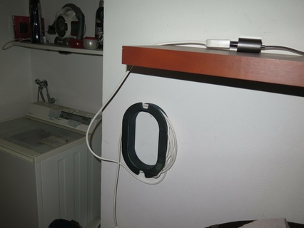 electric wire spool door wall bedroom 3d print model - Mito3D