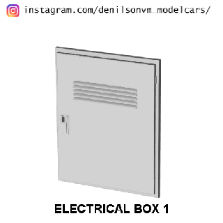 electrical box pack electric electrical box switch 1 24 diorama  3d print model - Mito3D